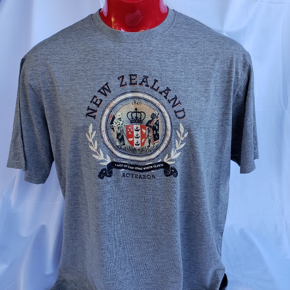 Mens "Design Apparel" New Zealand T-Shirt XL (New)